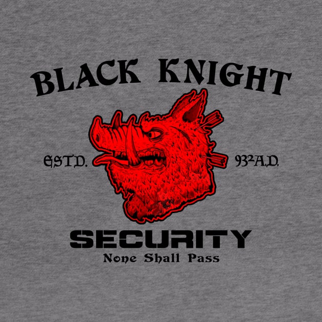 Black Knight Security (Alt Print) by Miskatonic Designs